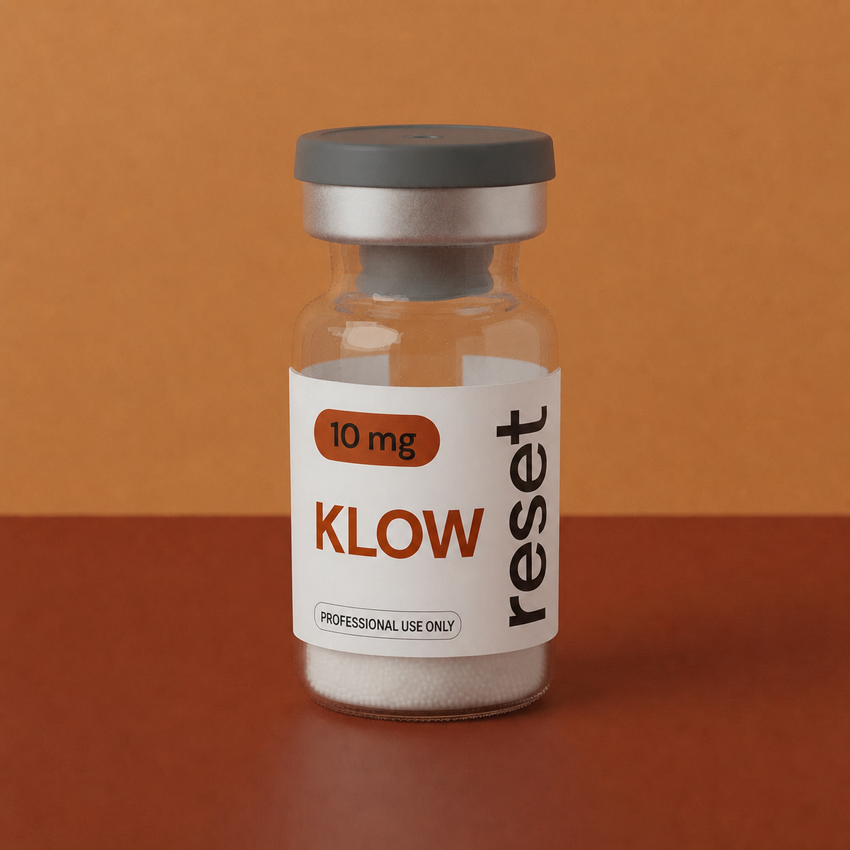 Klow vial labeled Professional Use Only